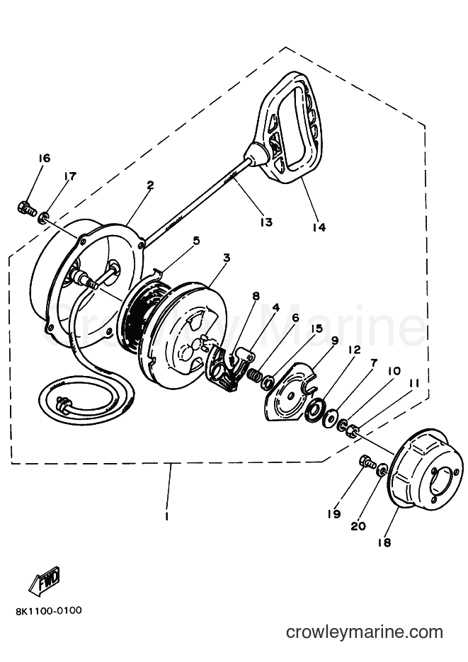 Yamaha Motors VK540E-2 (8AC2) [040] - STARTER