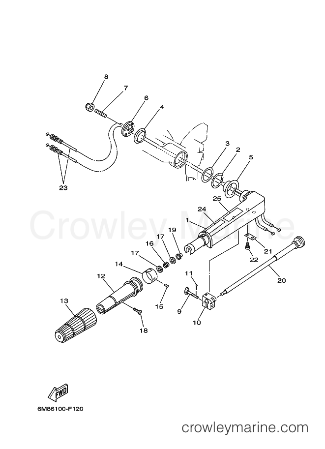 Yamaha Motors 8MSH (6N06) [230] - STEERING