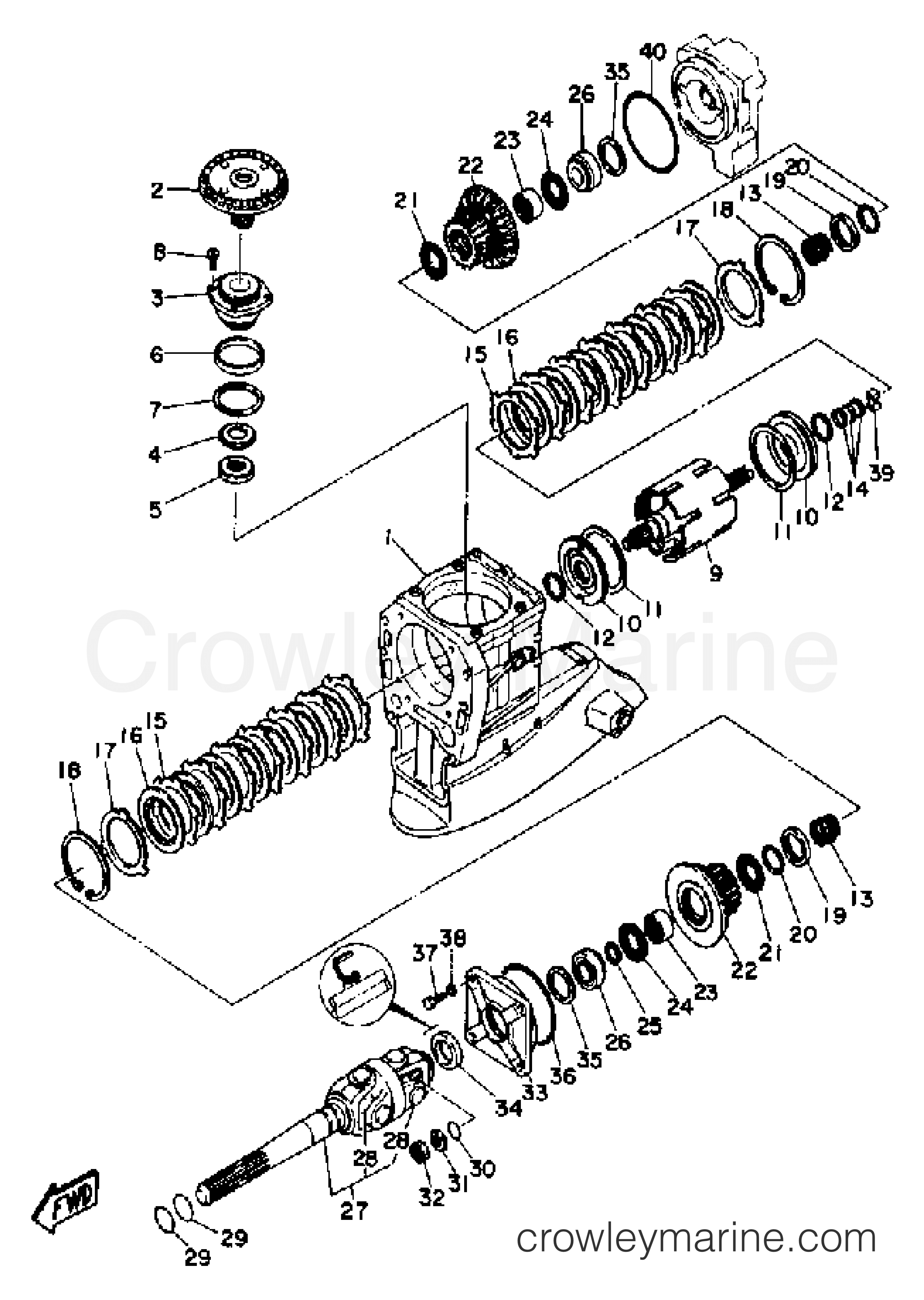Yamaha Motors V8_7.4_INTERMEDIATE - UPPER DRIVE 1