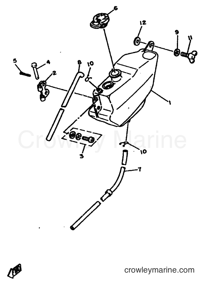 1987 Scooter DT75 - DT75 (2RY) [999] - DEP鉄ITO DE ACEITE