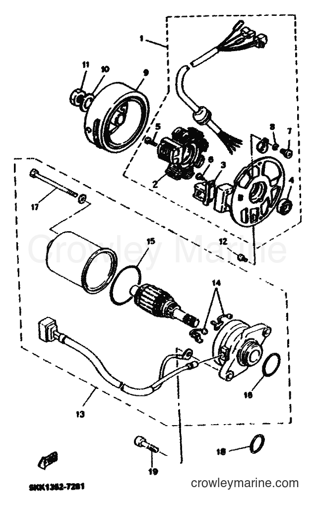 2001 Scooter YN100 - YN100 (5KKE) [010] - GENERATOR