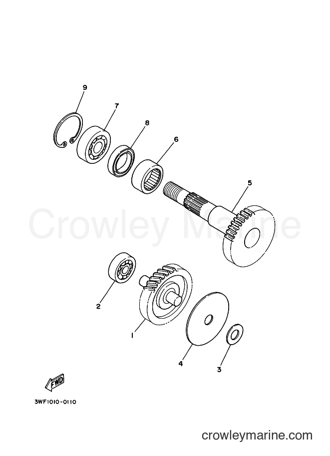 1991 Scooter CY90 - CY90 (4CX1) [999] - TRANSMISSION