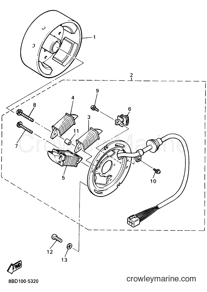 Yamaha Motors BR250T (8BD2) [020] - GENERATOR