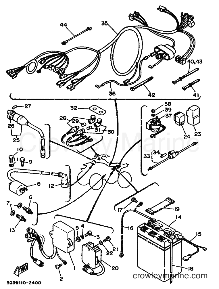 1994 ATV YFM350X - YFM350X (3GDE) [010] - ELECTRICAL 1