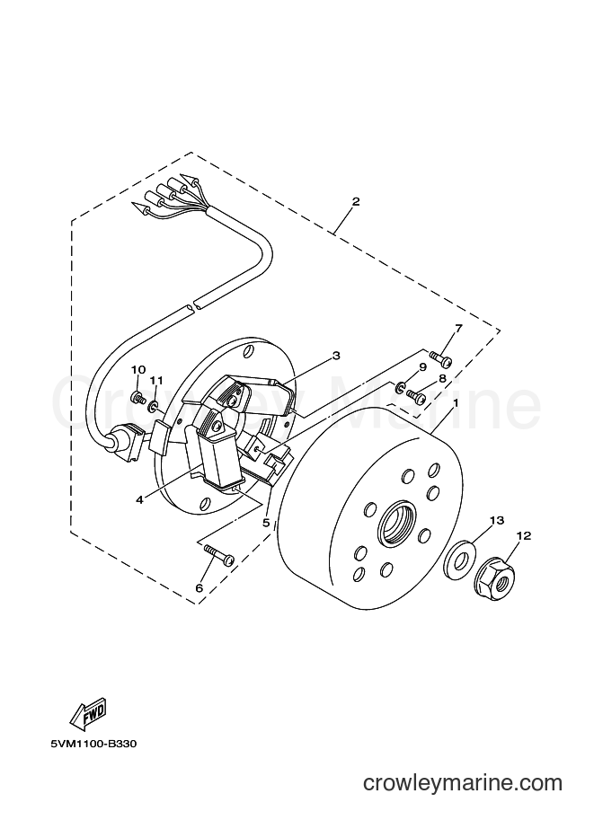 Yamaha Motors YF200S (5VM5) [020] - GENERATOR