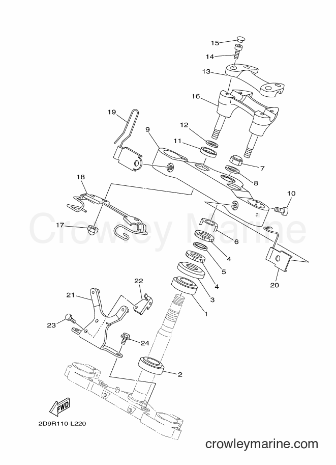 2015 Cruiser XV1700ATS - XV1700ATS (2PF4) [020] - STEERING
