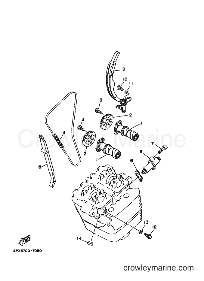 Yamaha Motors TT-R250 (5GF6) [010] - CAMSHAFT. CHAIN