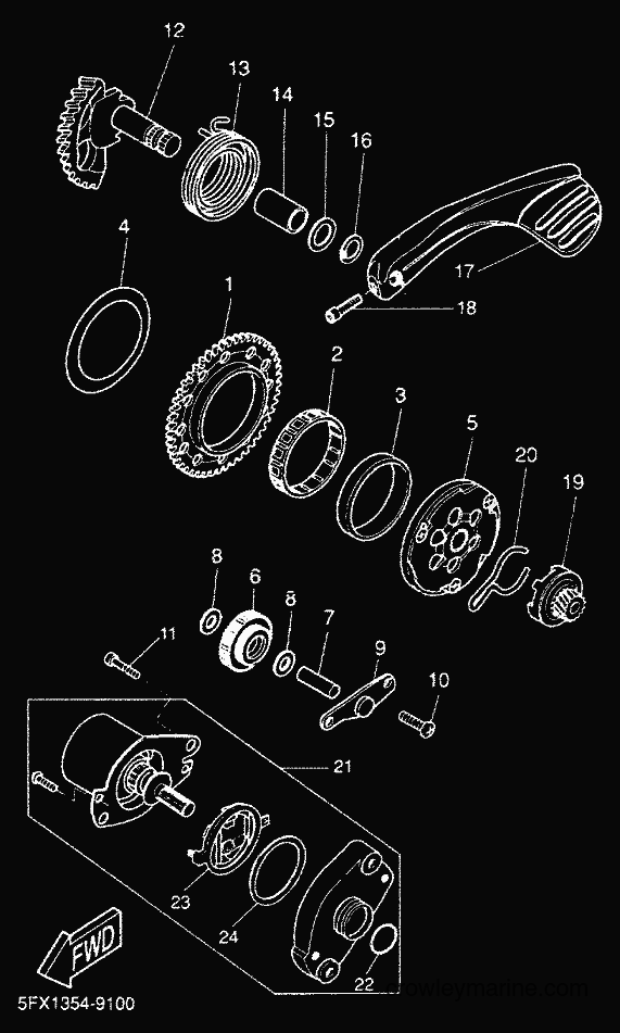 Yamaha Motors CW50 (5HG8) [010] - STARTER