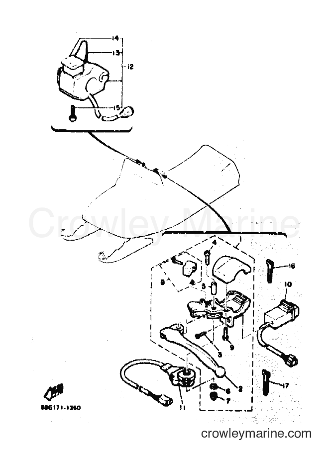 1991 Snowmobile BR250T - BR250T (88P1) [020] - ELECTRICAL 2