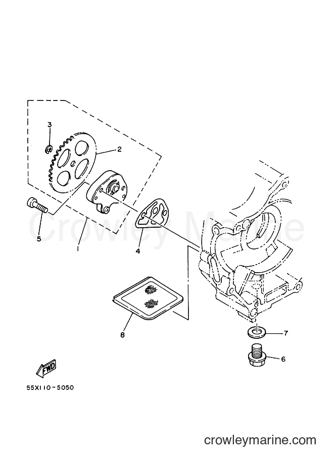 2006 ATV YFM80W - YFM80W (5THF) [010] - OIL PUMP