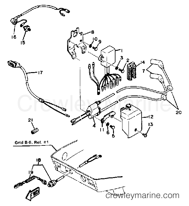 Yamaha Motors F9.9SK - ELECTRICAL