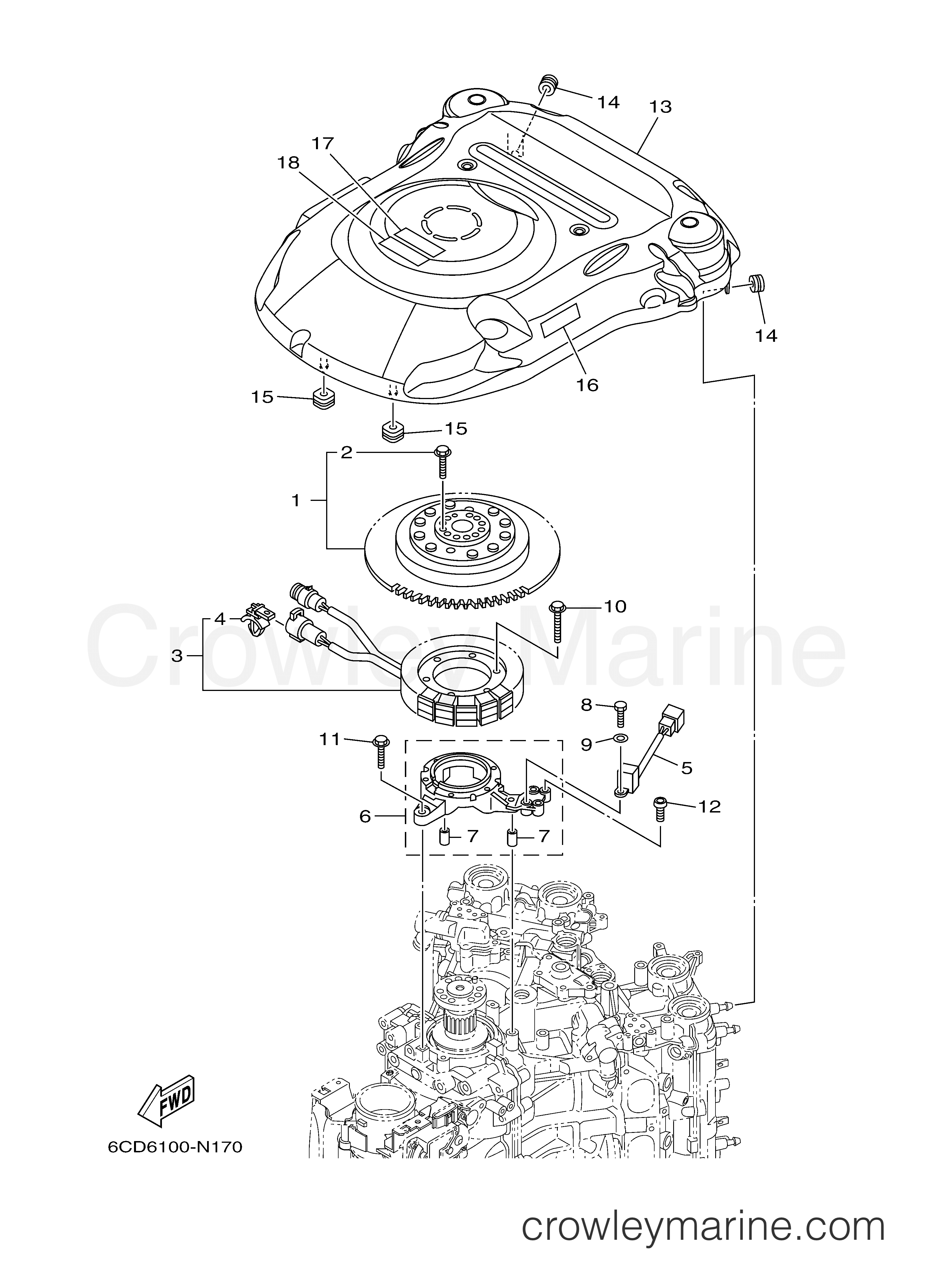 Yamaha Motors VF250LA - GENERATOR