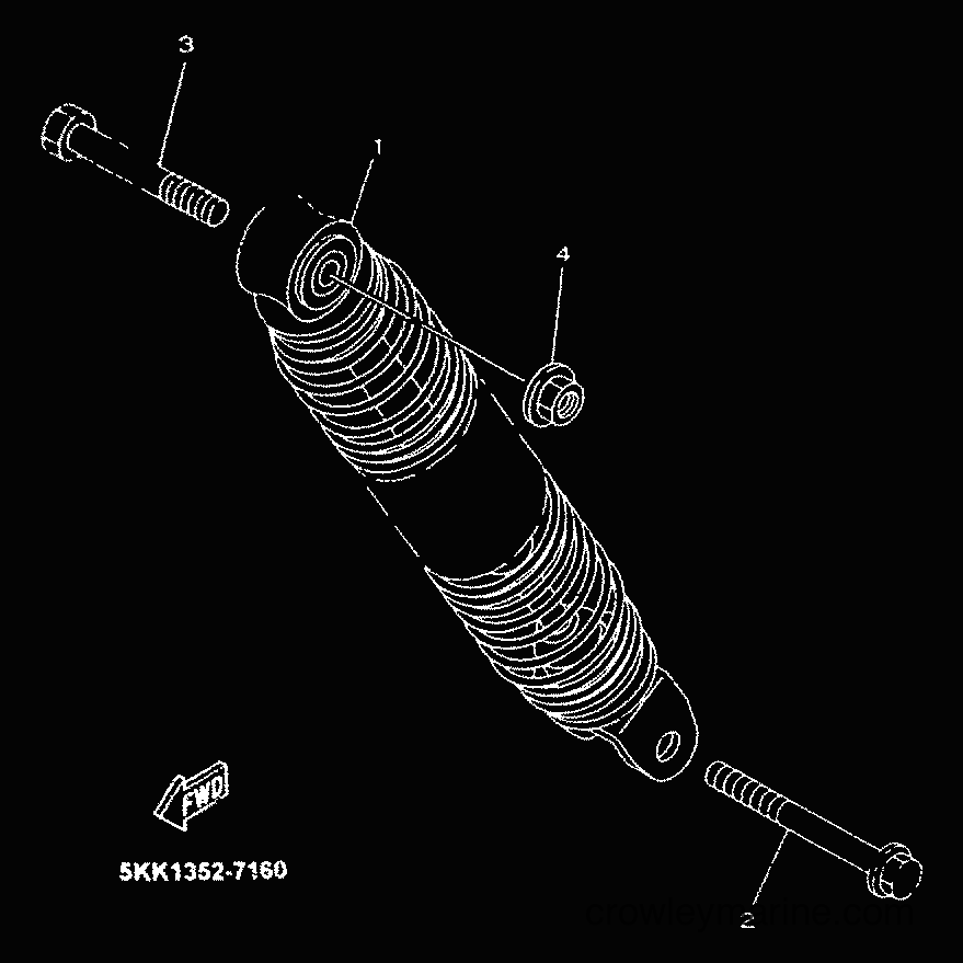 1999 Scooter YN100 - YN100 (5KK1) [99A] - REAR SUSPENSION