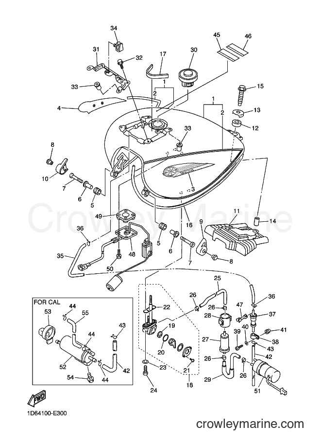 2006 Cruiser XVZ13CT - XVZ13CT (1D66) [010] - FUEL TANK