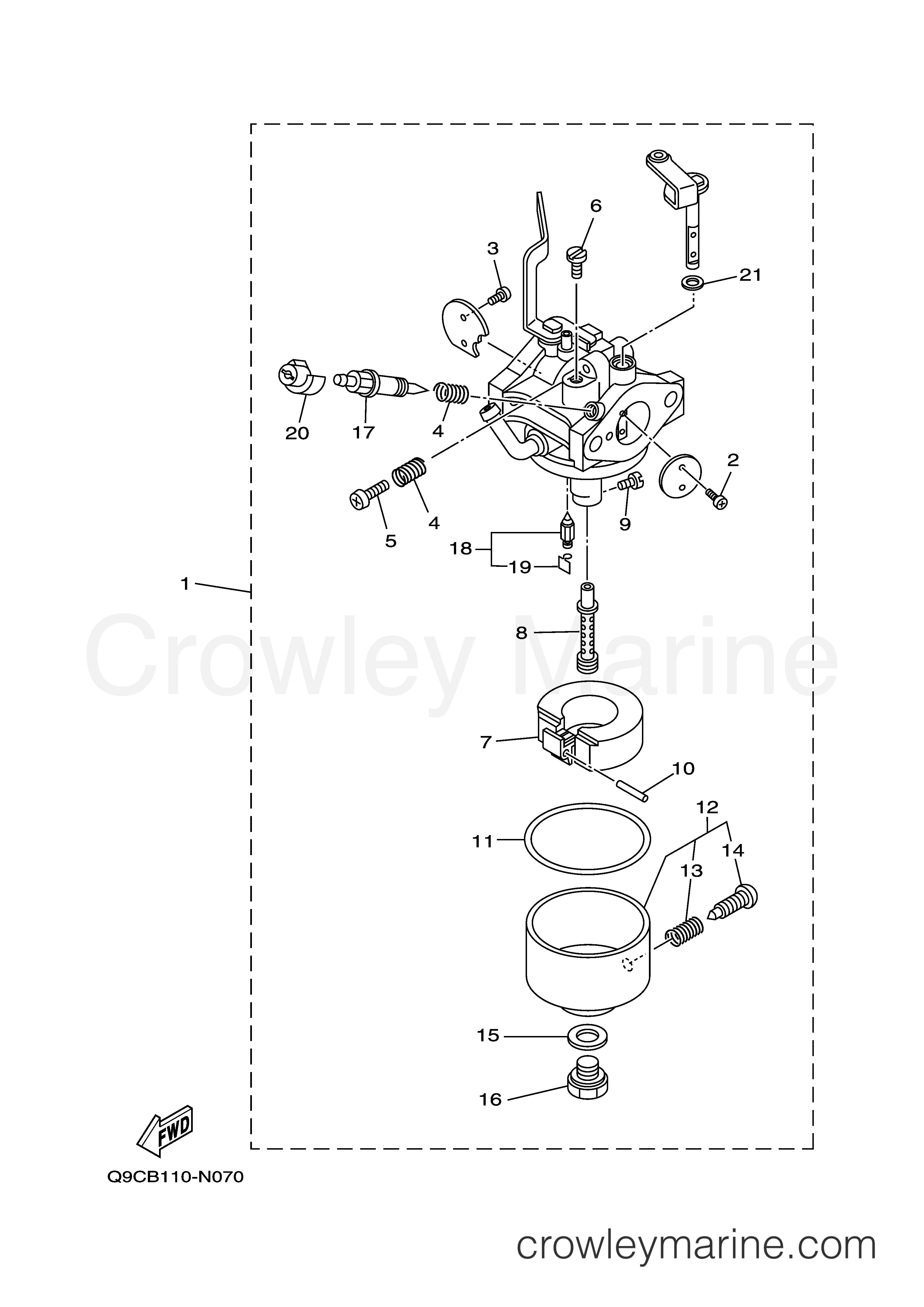Yamaha Motors YP30GJ - CARBURETOR