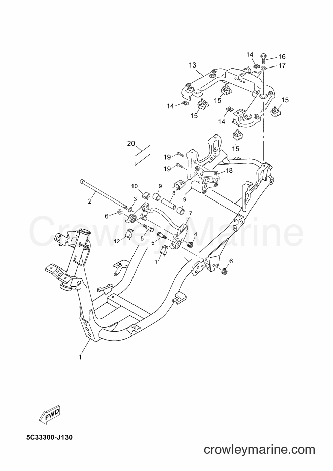 Yamaha Motors YN50F (5C35) [060] - FRAME