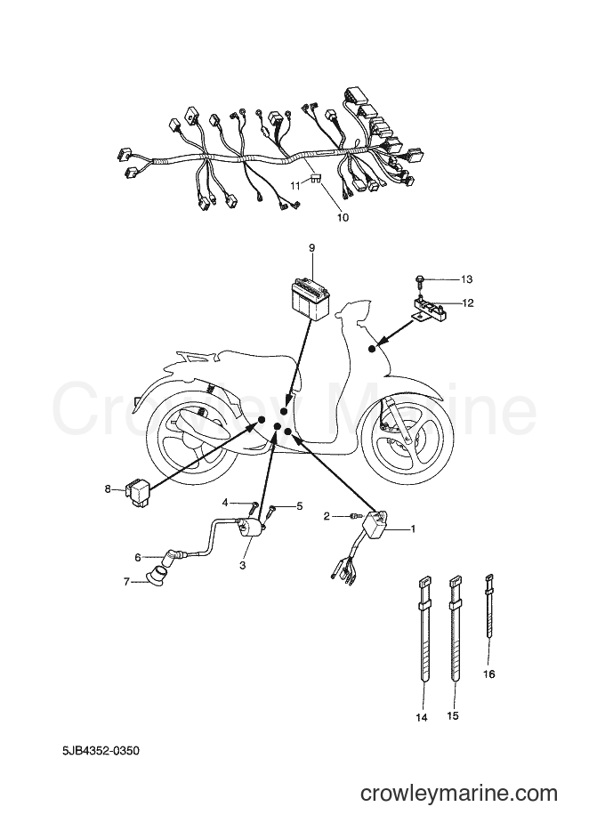 Yamaha Motors YH50 (5PF4) [020] - ELECTRICAL 2