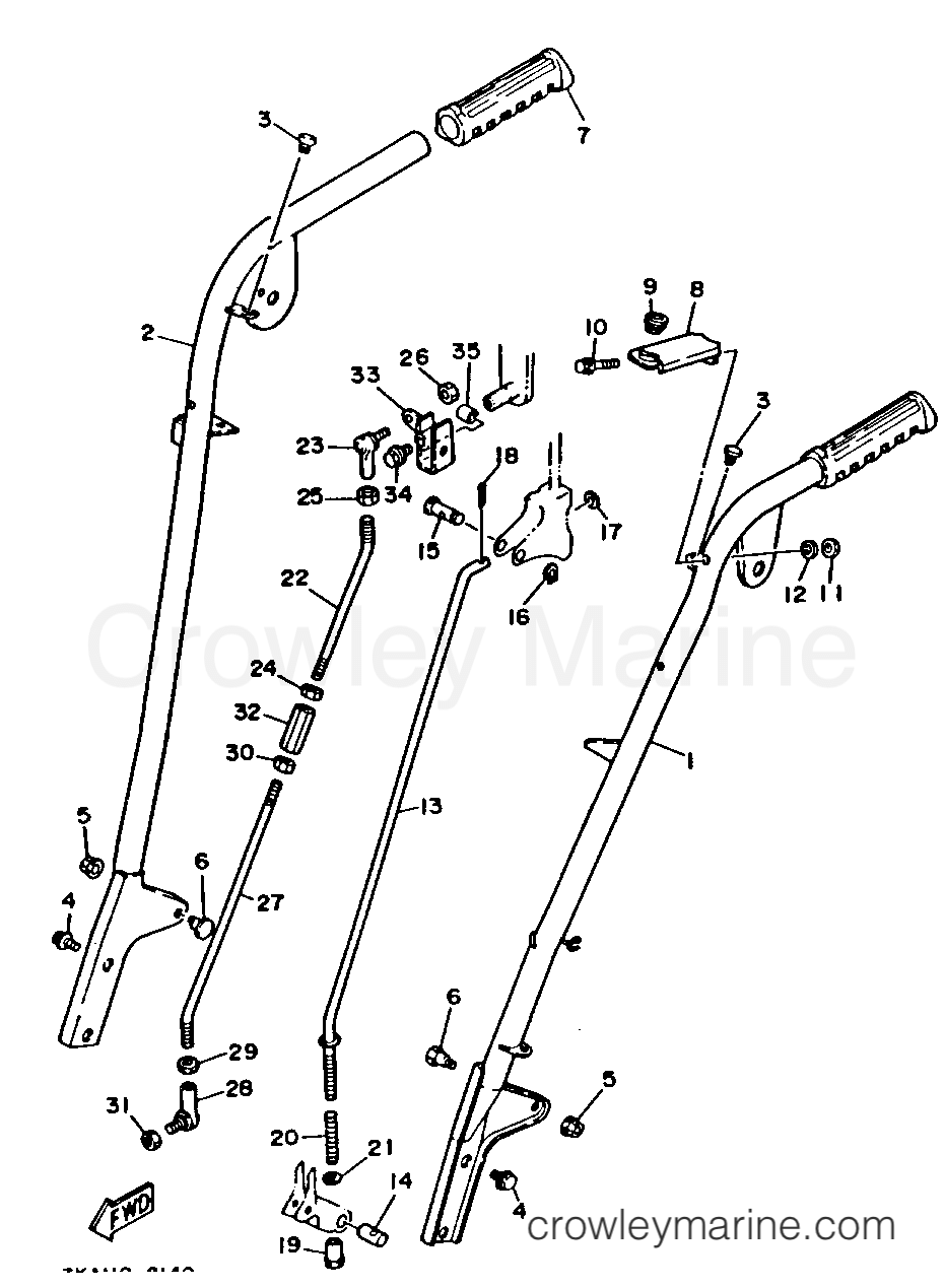 Yamaha Motors YS624TA - STEERING - LINK
