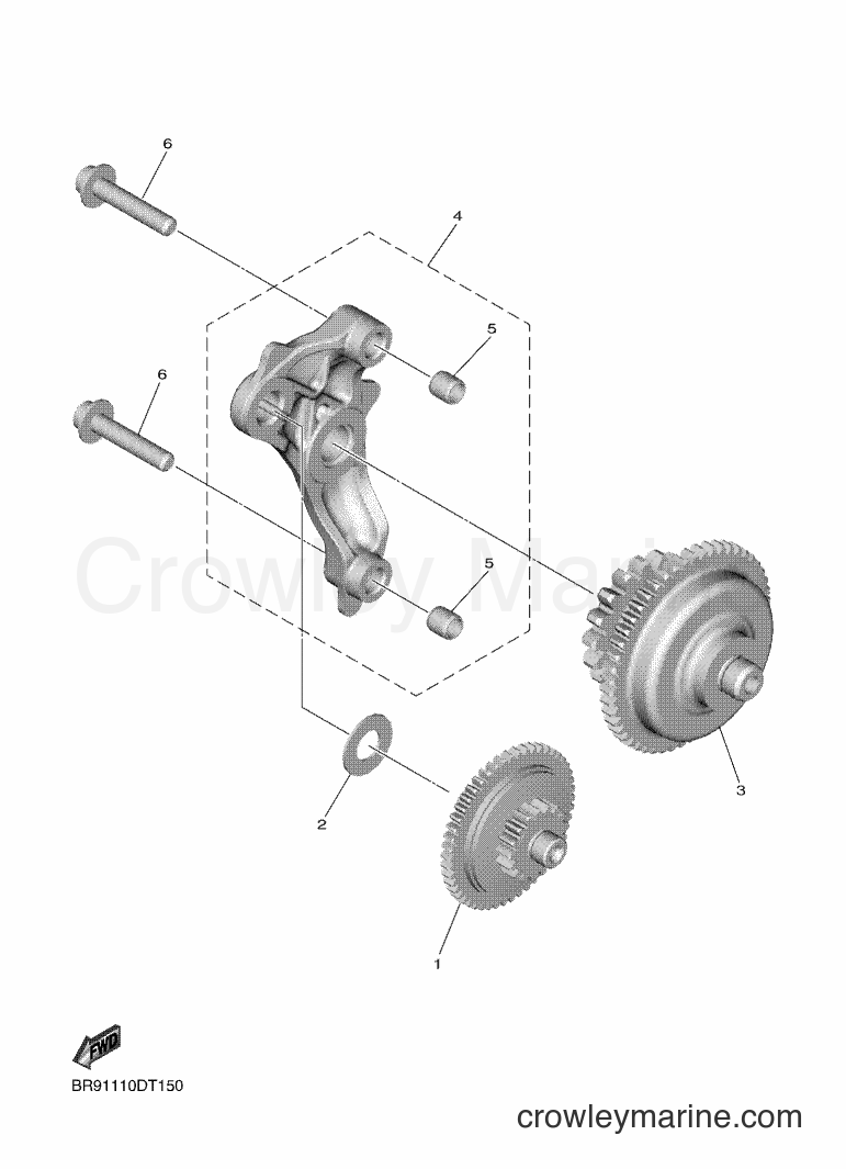 2019 Dirt Bike YZ450F - YZ450F (BR95) [020] - STARTER CLUTCH