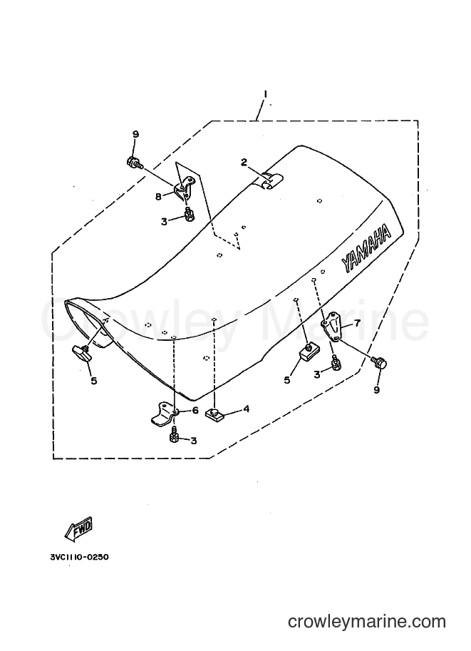 1992 Dirt Bike RT180 - RT180 (4BN2) [010] - SEAT