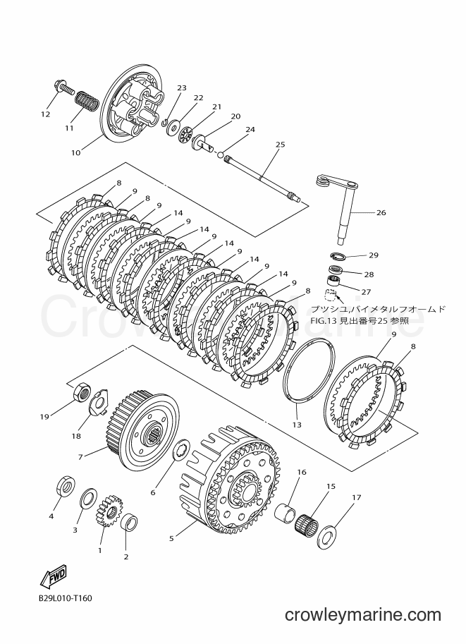 2019 Dirt Bike YZ250FX - YZ250FX (B29R) [010] - CLUTCH