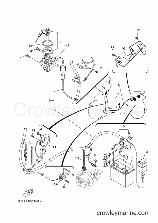 2018 Scooter LTS125-C - LTS125-C (BW54) [010] - ELECTRICAL 1
