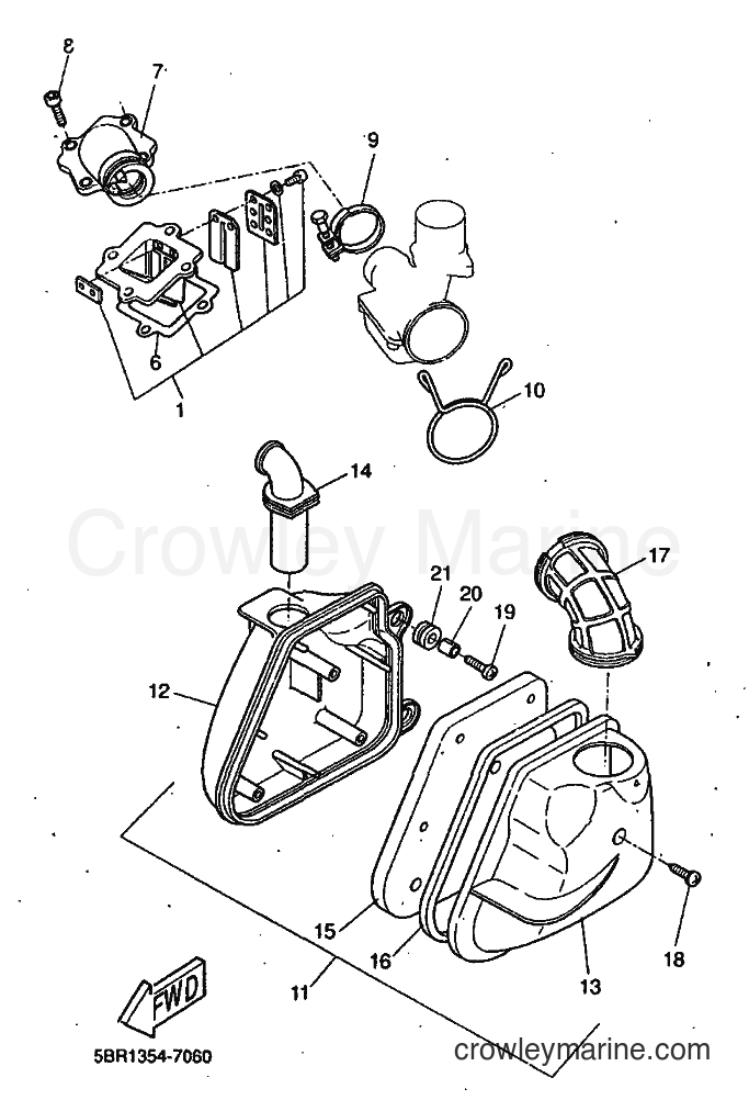 1998 Scooter YQ50L - YQ50L (5CL3) [010] - INTAKE