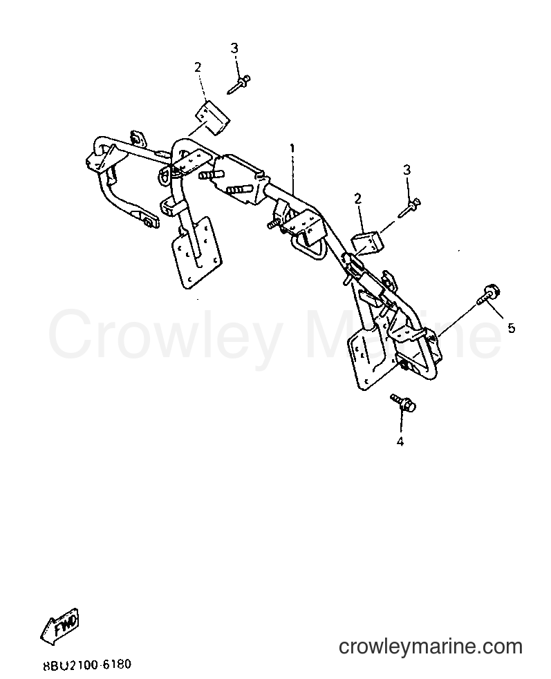 Yamaha Motors VX800 (8BU2) [020] - STEERING GATE