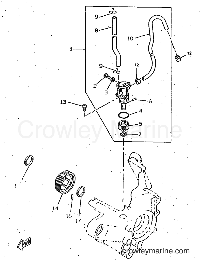 1997 Scooter CW50RS - CW50RS (4VA3) [999] - OIL PUMP