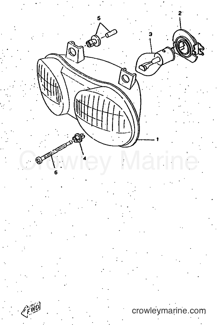 1997 Scooter CW50RS - CW50RS (4VA3) [999] - SCHEINWERFER