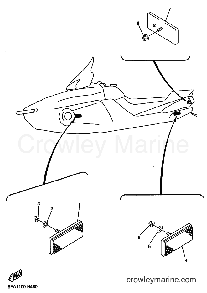 Yamaha Motors RX10 (8FA2) [020] - ELECTRICAL 3
