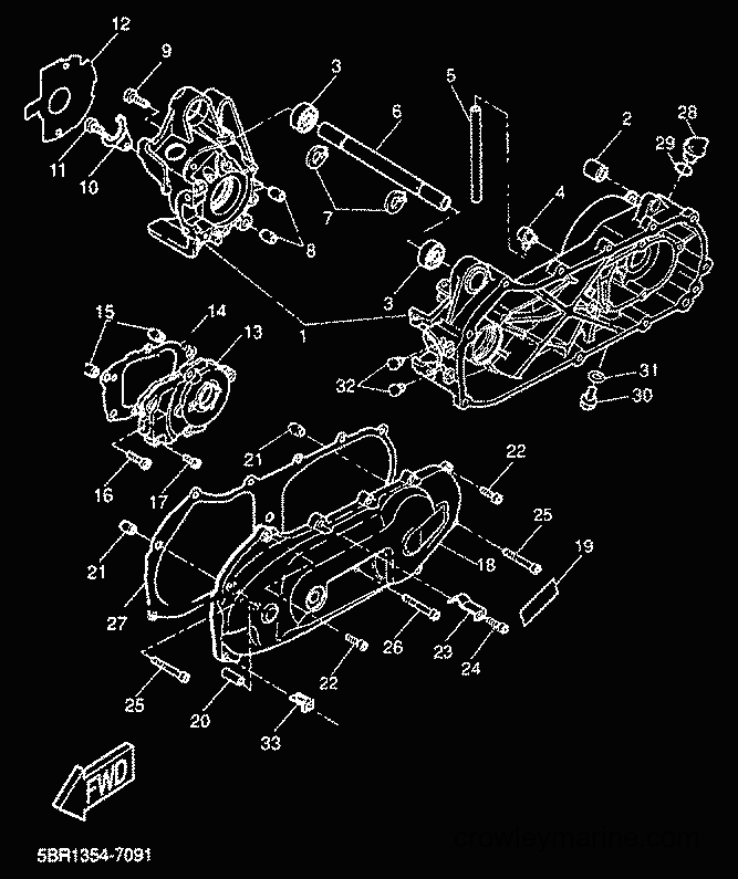 Yamaha Motors YQ50L (5KH7) [010] - CRANKCASE