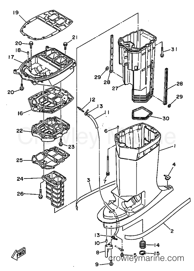 Yamaha Motors SL250AETO (61B) [999] - UPPER CASING