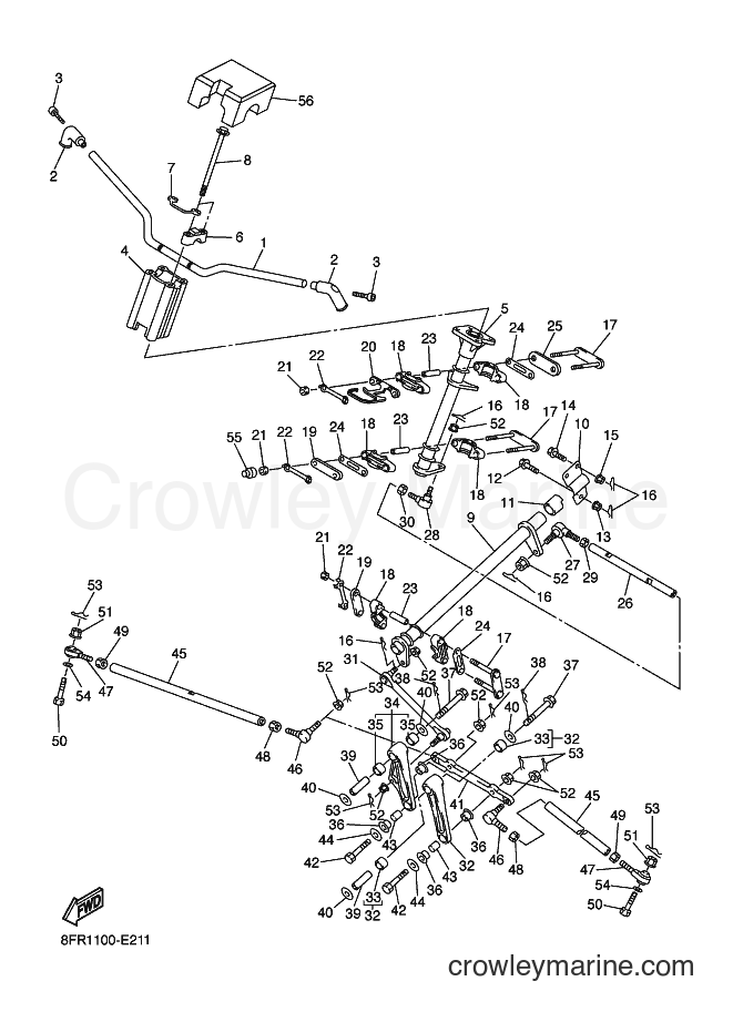 Yamaha Motors RX10R (8FR4) [010] - STEERING