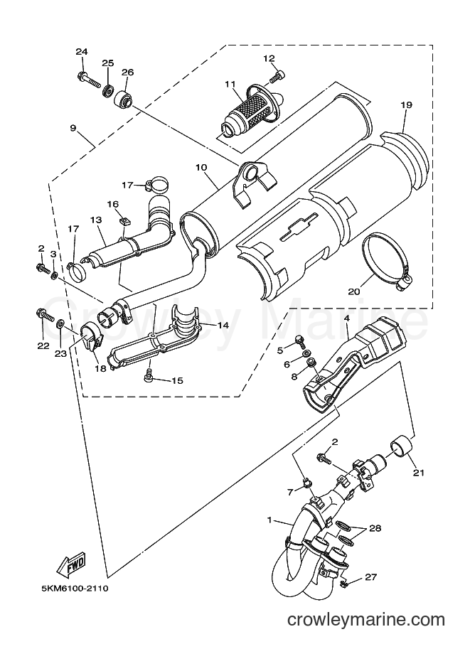 2002 ATV YFM660FWA - YFM660FWA (5KM7) [010] - EXHAUST