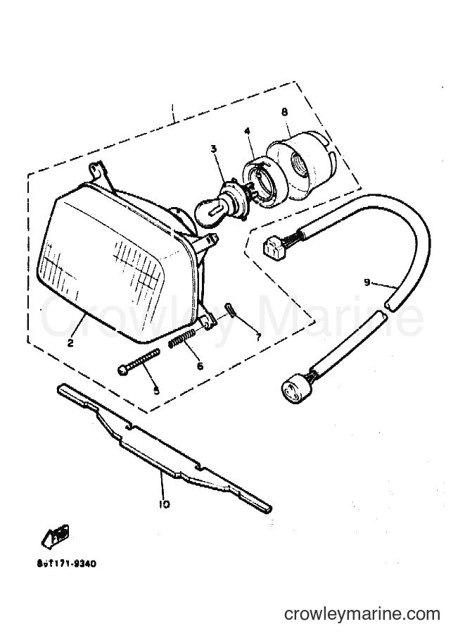 Yamaha Motors ET400 (85V1) [020] - HEADLIGHT