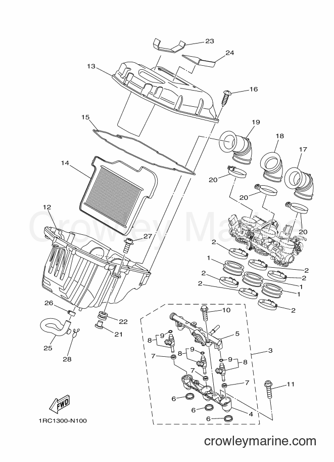 2015 Street Bike MT09A - MT09A (2DRF) [050] - INTAKE 2