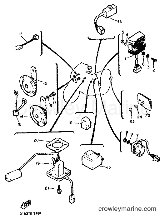 Yamaha Motors XJ900 (31A) [999] - ELECTRICAL 2