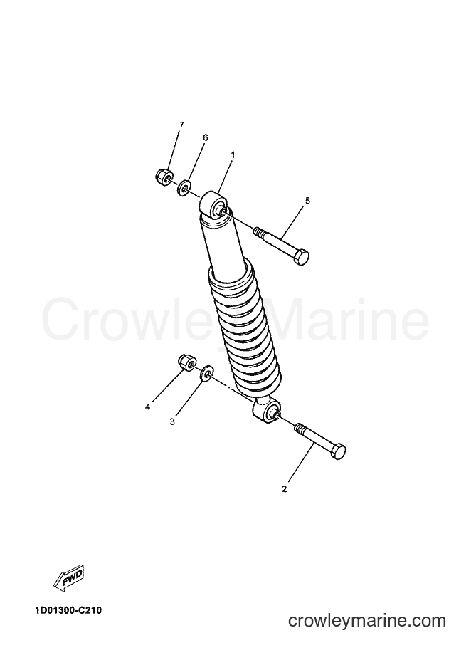 Yamaha Motors DT125RE (1D01) [060] - REAR SUSPENSION