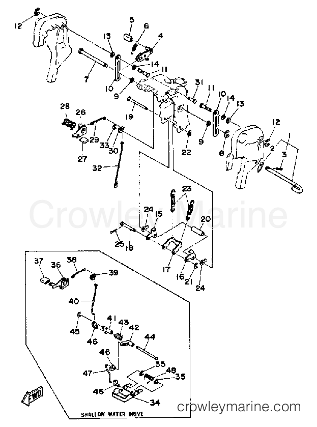 Yamaha Motors 30LG - BRACKET 2