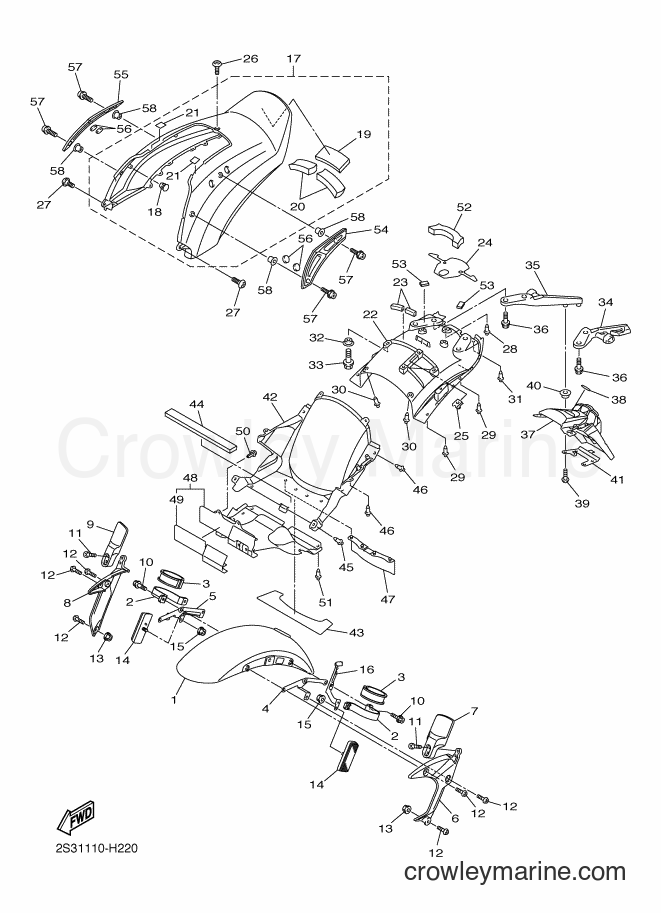 Yamaha Motors VMX17 (2S3A) [010] - FENDER