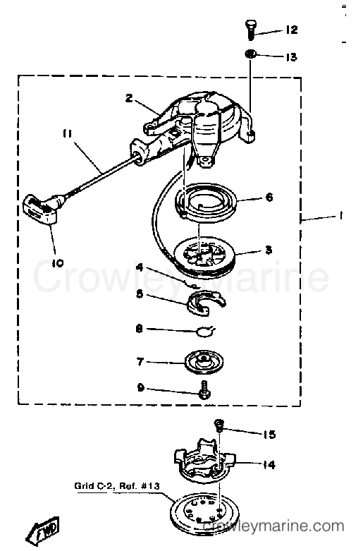 Yamaha Motors 2SJ - MANUAL STARTER