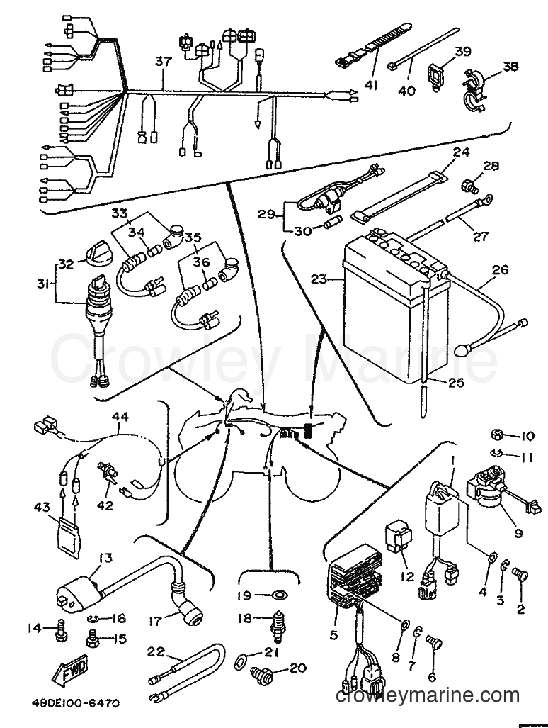 Yamaha Motors YFB250 (4BDG) [030] - ELECTRICAL 1