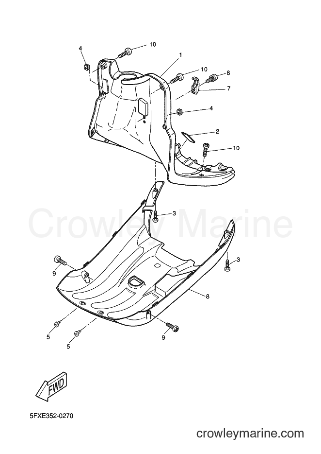 Yamaha Motors CW50RS (5FXS) [040] - LEG SHIELD