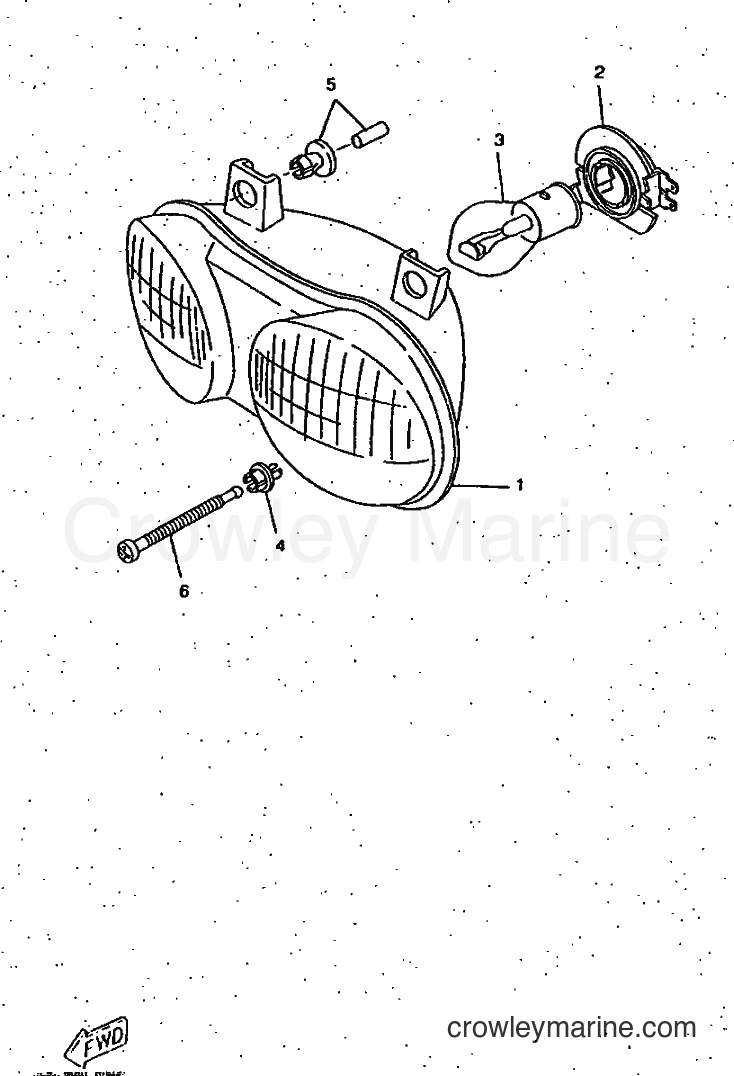 1997 Scooter CW50RSP - CW50RSP (4UR7) [999] - HEADLIGHT