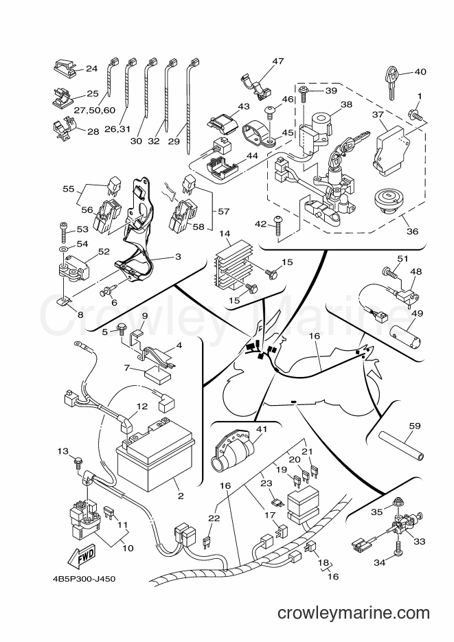 Yamaha Motors XP500A (4B5V) [010] - ELECTRICAL 1