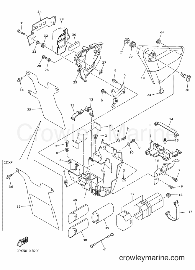 Yamaha Motors XVS950CU (2DXP) [010] - SIDE COVER