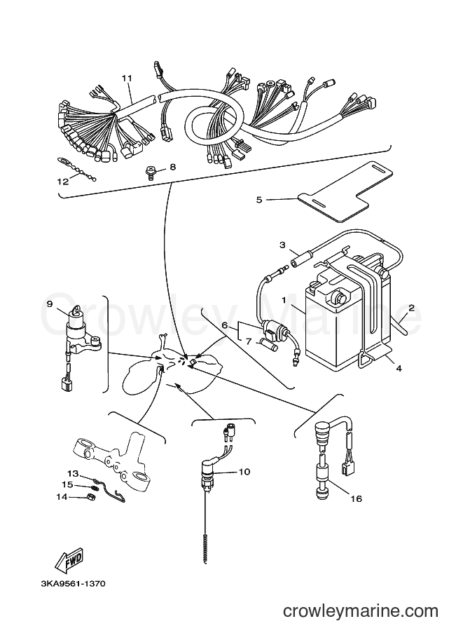 2001 Street Bike RX-K - RX-K (3KA9) [010] - ELECTRICAL 2
