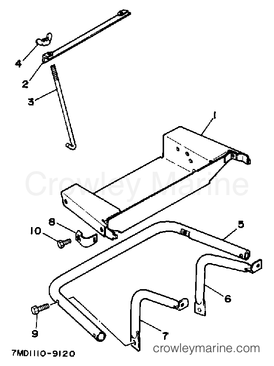 Yamaha Motors EF5000E - BATTERY TRAY