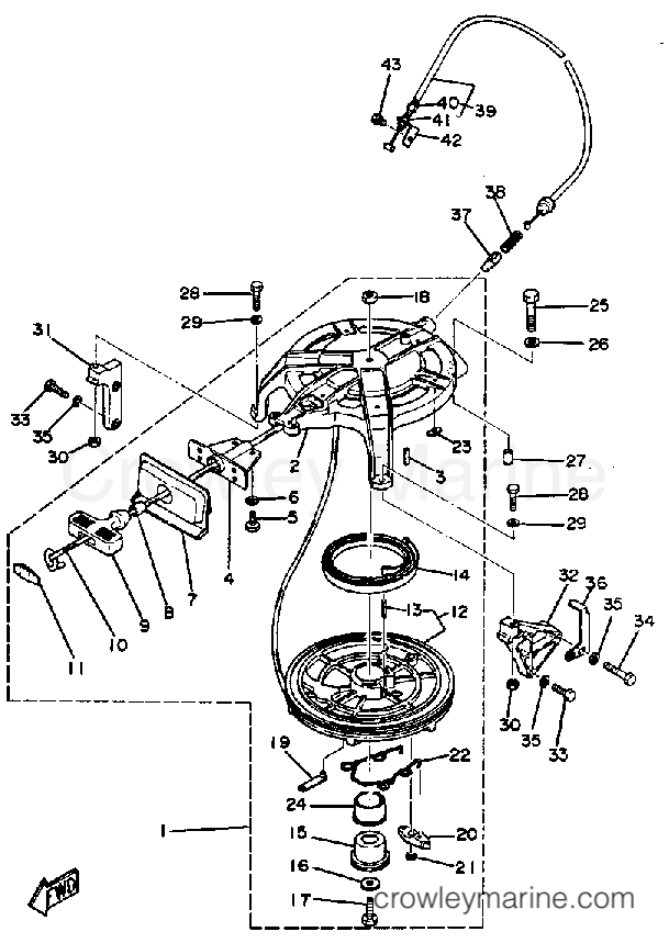 Yamaha Motors 25ELN - MANUAL STARTER